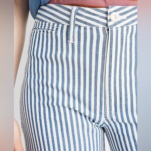 Madewell Emmett Wide-Leg Striped Pants